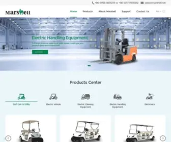 Marshell.net(Leading Manufacturer for Electric Vehicles and Electronics) Screenshot