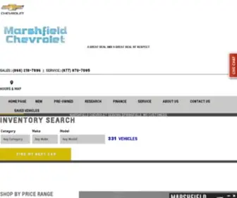 Marshfieldchevrolet.com(Marshfieldchevrolet) Screenshot