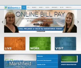 Marshfieldmo.gov(Marshfieldmo) Screenshot