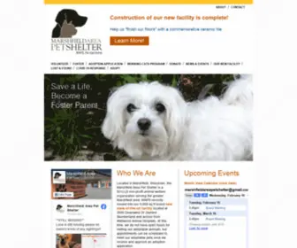 Marshfieldpetshelter.org(Marshfield Area Pet Shelter) Screenshot