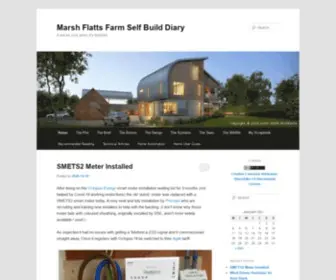 Marshflattsfarm.org.uk(Marsh flatts farm self build diary) Screenshot