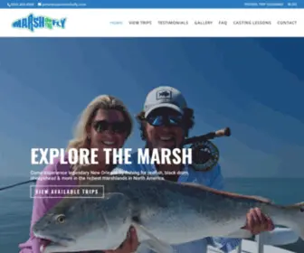 Marshonthefly.com(New Orleans Fly Fishing) Screenshot