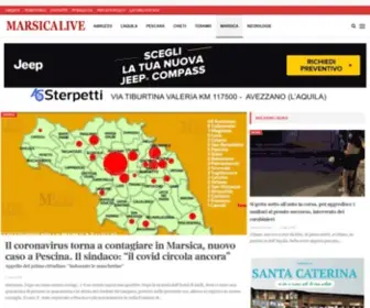 Marsicalive.it(Il portale di notizie della Marsica e dell&#039;Abruzzo) Screenshot