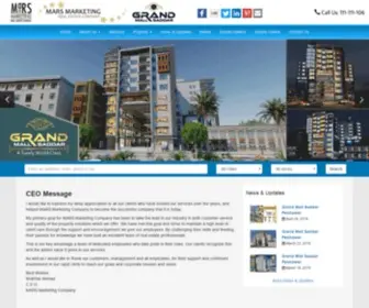 Marsmarketing.com.pk(Mars Marketing Real Estate Company) Screenshot