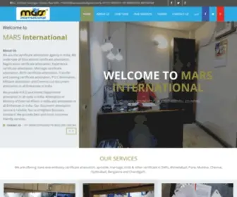 Marsnewdelhi.com(MARS International) Screenshot