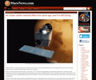 Marsnews.com(NewsWire for the New Frontier) Screenshot