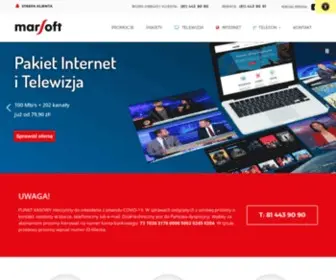 Marsoft.pl(Internet światłowód) Screenshot