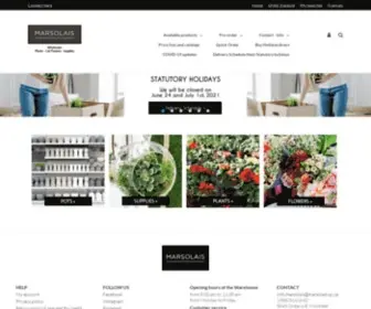 Marsolais.ca(Fleuriste) Screenshot