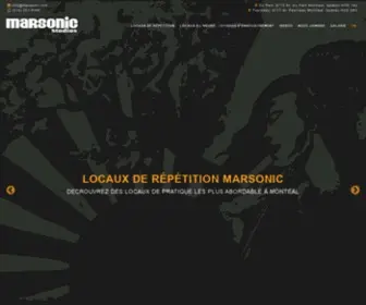 Marsonic.com(Studios) Screenshot