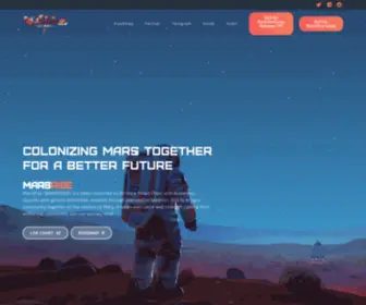 Marsrise.net(Community funded cryptocurrency) Screenshot