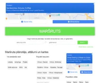 Marsruts.net(Marsruts) Screenshot