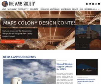 Marssociety.org(The Mars Society) Screenshot