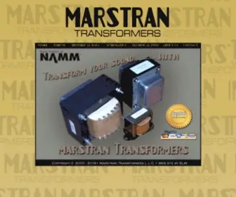 Marstran.com(Marstran Transformers Home) Screenshot