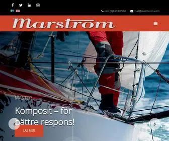 Marstrom.com(Marstrom Composite AB) Screenshot