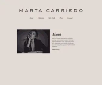 Martacarriedo.com(Marta Carriedo) Screenshot