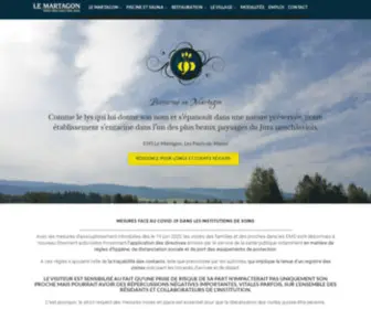Martagon.ch(Lieu de retraite ou de séjour temporaire assurant les soins et le suivi médicalisé. EMS) Screenshot