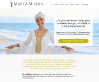 Martamillanyoga.com(Inicio) Screenshot