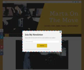 Martaonthemove.com(Marta on the Move) Screenshot