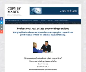 Marte-Cliff.com(Copywriter) Screenshot
