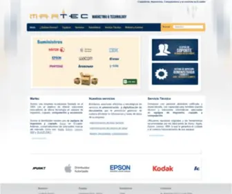 Martec.com.ec(Todo en Impresoras Xerox) Screenshot