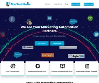 Martechsuite.com(Marketing Automation tool's consultation) Screenshot