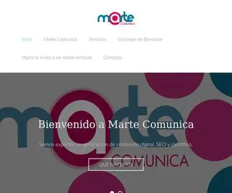 Martecomunica.com(Marte) Screenshot