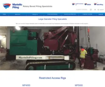 Martellopiling.com(Martello Piling) Screenshot