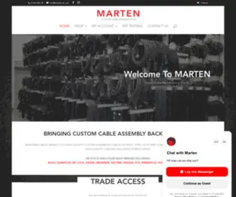 Martencables.co.uk(Marten Cables) Screenshot