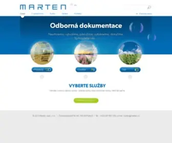 Marten.cz(Tvorba odborné dokumentace) Screenshot