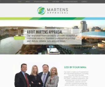 Martensappraisal.com(Commercial Real Estate) Screenshot