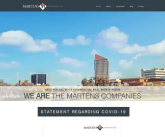 Martenscos.com(Commercial Real Estate) Screenshot
