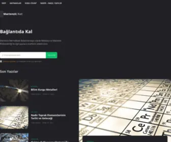 Martenzit.net(Metalurji) Screenshot
