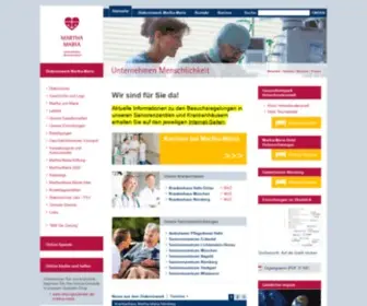 Martha-Maria.de(Startseite) Screenshot