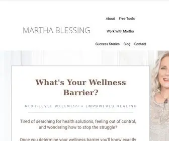 Marthablessing.com(Transformational Wellness For Women l The Place To Be Free Transformational Wellness For Women l The Place To Be Free) Screenshot