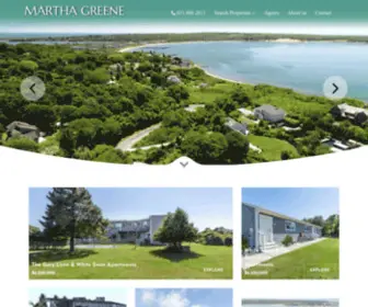 Marthagreene.com(Martha Greene Real Estate) Screenshot