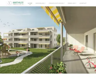 Marthaler-Immobilien.ch(Ihr Immobilienspezialist) Screenshot