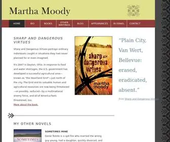 Marthamoody.net(Official Website for Martha Moody) Screenshot