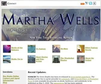 Marthawells.com(Martha Wells) Screenshot