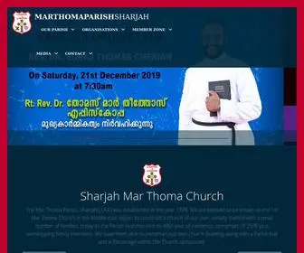 Marthomaparishsharjah.com(Marthoma Parish sharjah) Screenshot