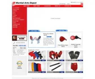 Martialartsdepot.org(Martialartsdepot) Screenshot