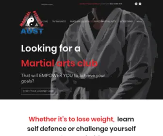 Martialfitnessaust.com(Martial Arts School Point Cook) Screenshot