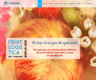 Martico.com(Compañía de logística Martico) Screenshot