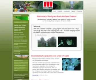 Martignani.com.au(Crop machines) Screenshot