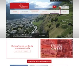 Martigny.com(Martigny Tourisme) Screenshot