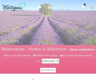 Martigues-Tourisme.com(Martigues, le coeur de la Côte Bleue) Screenshot