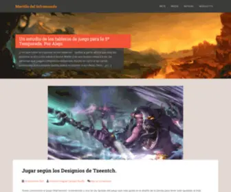 Martillodelinframundo.com(Blog sobre el juego Warhammer Underworld) Screenshot