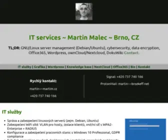 Martim.cz(Cybersecurity, IT services, graphics) Screenshot