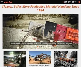 Martin-ENG.com(Bulk Material Handling Solutions) Screenshot