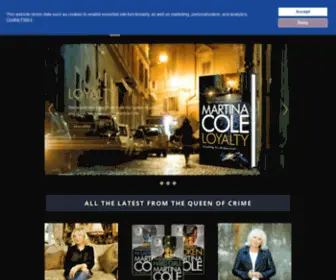 Martinacole.co.uk(Martina Cole) Screenshot