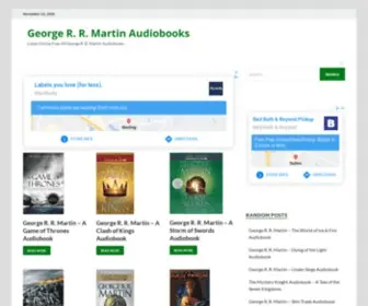 Martinaudiobooks.club(Listen Online Free All George R) Screenshot